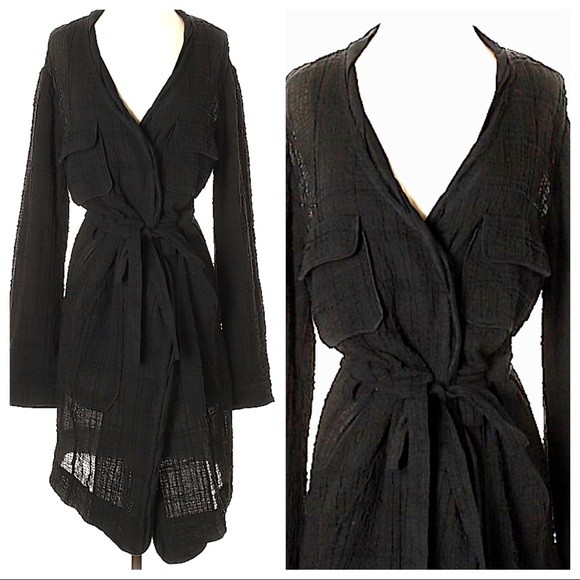 Urban Zen Sweaters - Donna Karan Urban Zen Belted Cardigan Coat